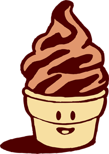 Ice Cream Logo PNG Vector