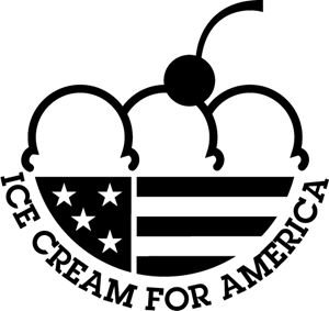 Ice Cream For America Logo Vector