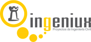Ingeniux Proyectos de Ingenieria Civil Logo Vector