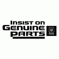 Insist on Genuine Parts Logo PNG Vector