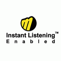 Instant Listening Enabled Logo PNG Vector