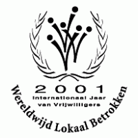 Internationaal Jaar van Vrijwilligers 2001 Logo PNG Vector