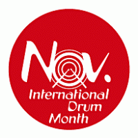 International Drum Month Logo PNG Vector