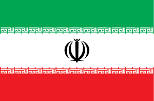 Iran Flag Logo PNG Vector