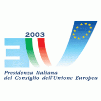 Italian Presidency of the EU 2003 Logo Vector