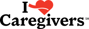 I Heart Caregivers Logo Vector