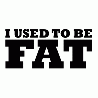 I Used To Be Fat Logo Vector
