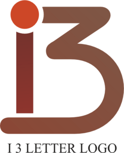 I3 Letter Logo PNG Vector