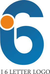 I6 Letter Logo PNG Vector