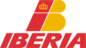Iberia Airlines Vertical Logo PNG Vector