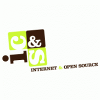 IC&S Internet & Open source Logo Vector