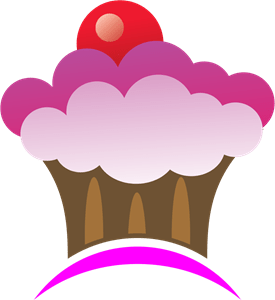 Ice Cake Logo PNG Vector