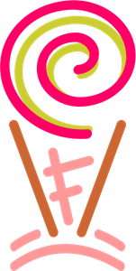 Ice Cream Food Logo PNG Vector