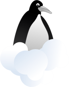 Ice Penguin Logo PNG Vector