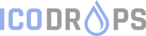ICO Drops Logo PNG Vector