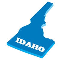 IDAHO 3D MAP Logo Vector