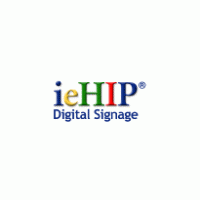 ieHIP Digital Signage Logo PNG Vector