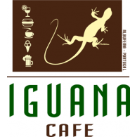 Iguana Cafe Algarve Logo PNG Vector