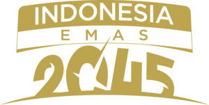 Indonesia Emas 2045 (Solid Color) Logo PNG Vector