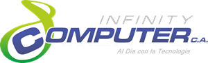 Infinity Computer Logo Vector