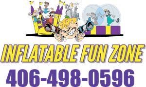 Inflatable Fun Zone Logo PNG Vector