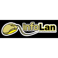 infolan lan house Logo Vector