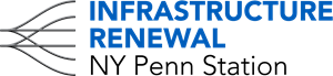 Infrastructure Renewal at New York Penn Station Logo PNG Vector