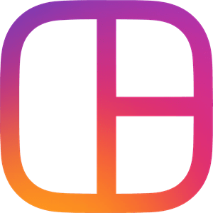 Instagram Layout Logo PNG Vector