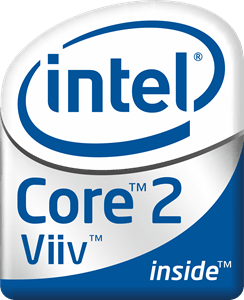 Intel Core 2 Viiv Logo PNG Vector
