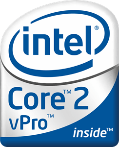Intel Core 2 VPro Logo PNG Vector