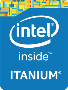 Intel Inside ITANIUM Logo PNG Vector