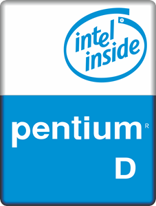 Intel Pentium D Logo PNG Vector