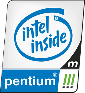 Intel Pentium III Mobile Logo PNG Vector
