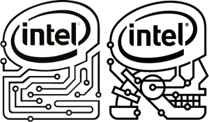 Intel Skulltrail Logo PNG Vector