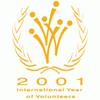 International Year of Volunteers 2001 Logo PNG Vector