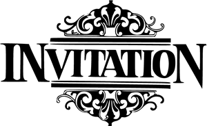 Invitation Logo Vector