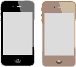 iphone 4 png template