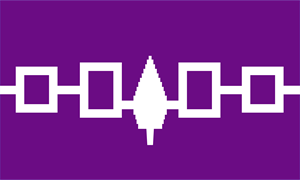 Iroquois Flag Logo Vector