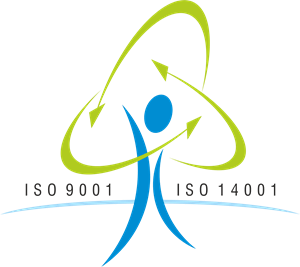 ISO 9001 ISO 14001 Sistema Integrado Gestão Albany Logo Vector
