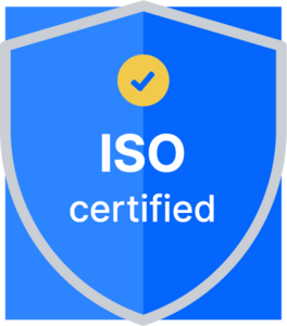 ISO Certified Badge Logo PNG Vector