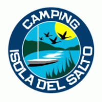 Isola del Salto Camping Logo PNG Vector