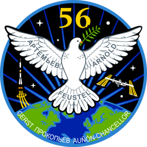 ISS Expedition 56 Logo PNG Vector