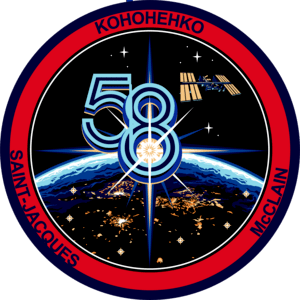 ISS Expedition 58 Logo PNG Vector