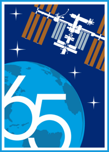 ISS Expedition 65 Patch Logo PNG Vector