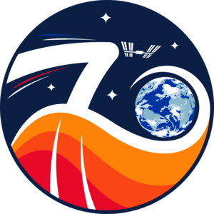 ISS Expedition 70 Patch Logo PNG Vector