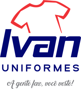Ivan Uniformes Vertical Logo Vector