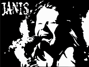 Janis Joplin Logo PNG Vector