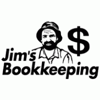 Jim's Bookkeeping Logo PNG Vector