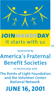 Join Hands Day Logo Vector