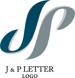 J P Letter Logo PNG Vector